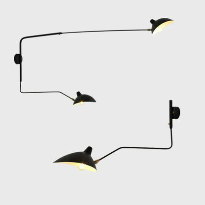 Modern Double Glass Wall Light