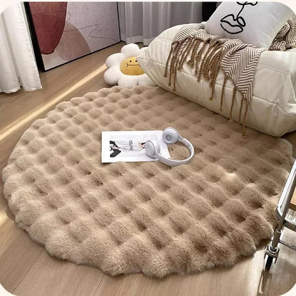 Soft Circular Rug in Scandinavian Design