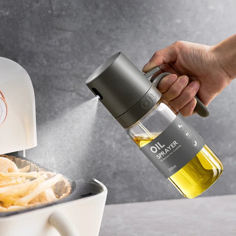 Premium Glass Oil Spray Bottle 250ml For Easy Cooking
