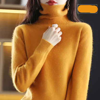 Luxurious Pure Cashmere Crew Neck Winter Sweater