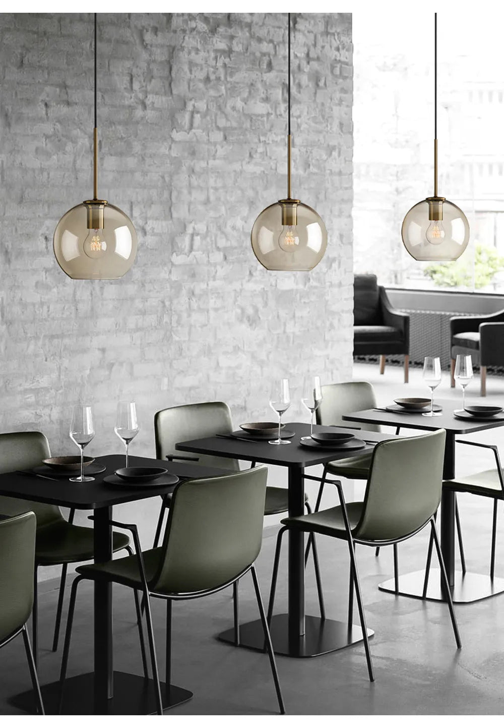 Sleek Metal LED Pendant Lamp