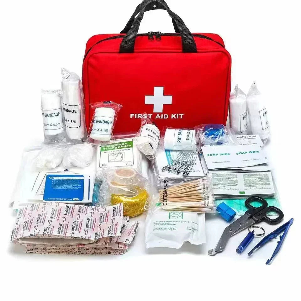 Complete Emergency First Aid Kit With Carry Case - Lusomart