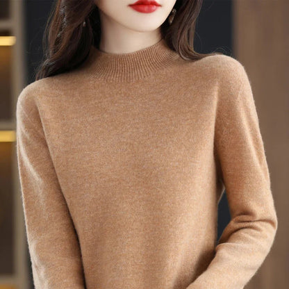 Soft Women's Merino Wool Crew Neck Sweater