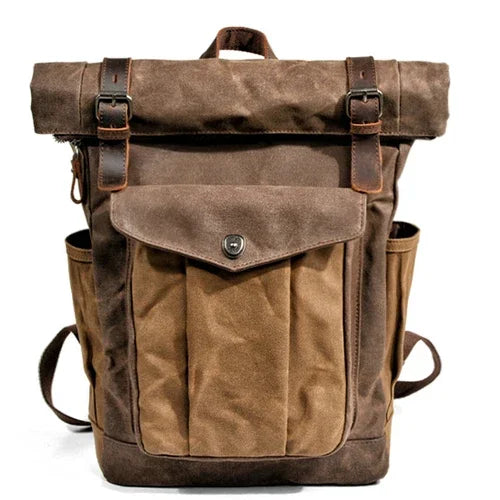 Classic Leather Backpack Bag