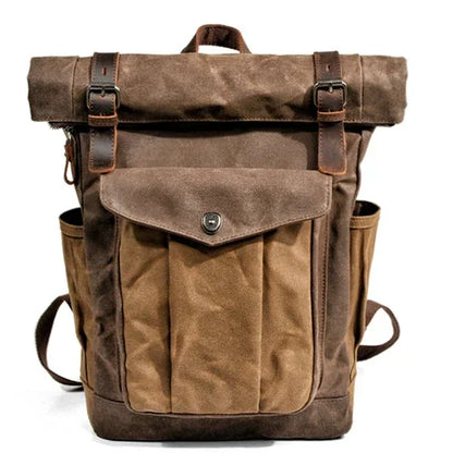 Classic Leather Backpack Bag