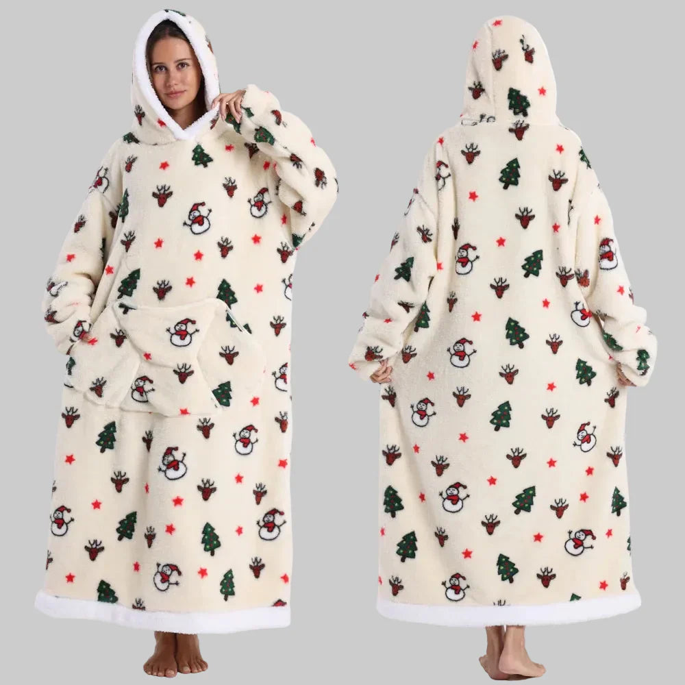 Fleece Oversized Hoodie Gezellige Stijlvolle Slaapzak Hoodie - Image 28