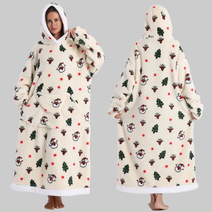 Fleece Oversized Hoodie Gezellige Stijlvolle Slaapzak Hoodie - Image 28