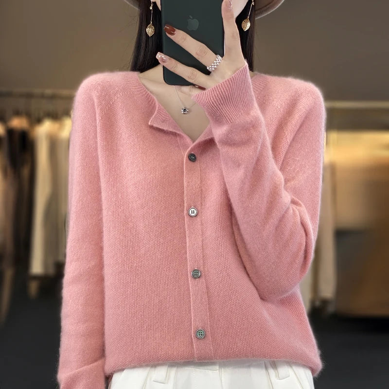 Soft Merino Wool Women's Crew Sweater