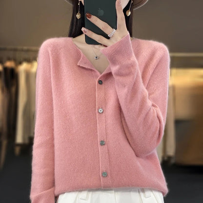 Soft Merino Wool Women's Crew Sweater