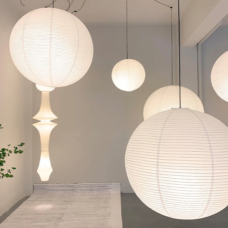 Soft French Glass Ball Pendant Light With Warm Glow