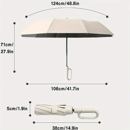 Portable Sun Umbrella With UV Protection Coating