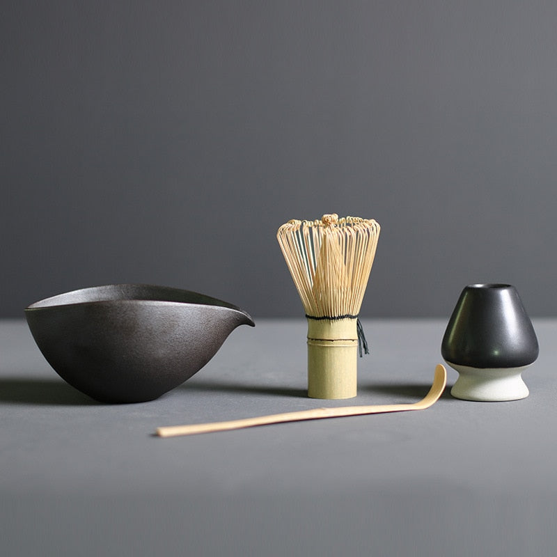 Simple Japanese Ceramic Matcha Tea Set