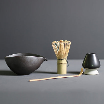 Simple Japanese Ceramic Matcha Tea Set