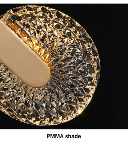 Luxury Crystal Glass Pendant Lighting Fixture