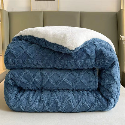 Cozy Plush Weighted Blanket Super Soft for Cold Nights