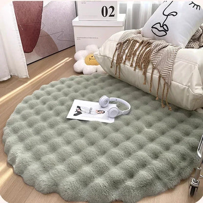 Soft Circular Rug in Scandinavian Design