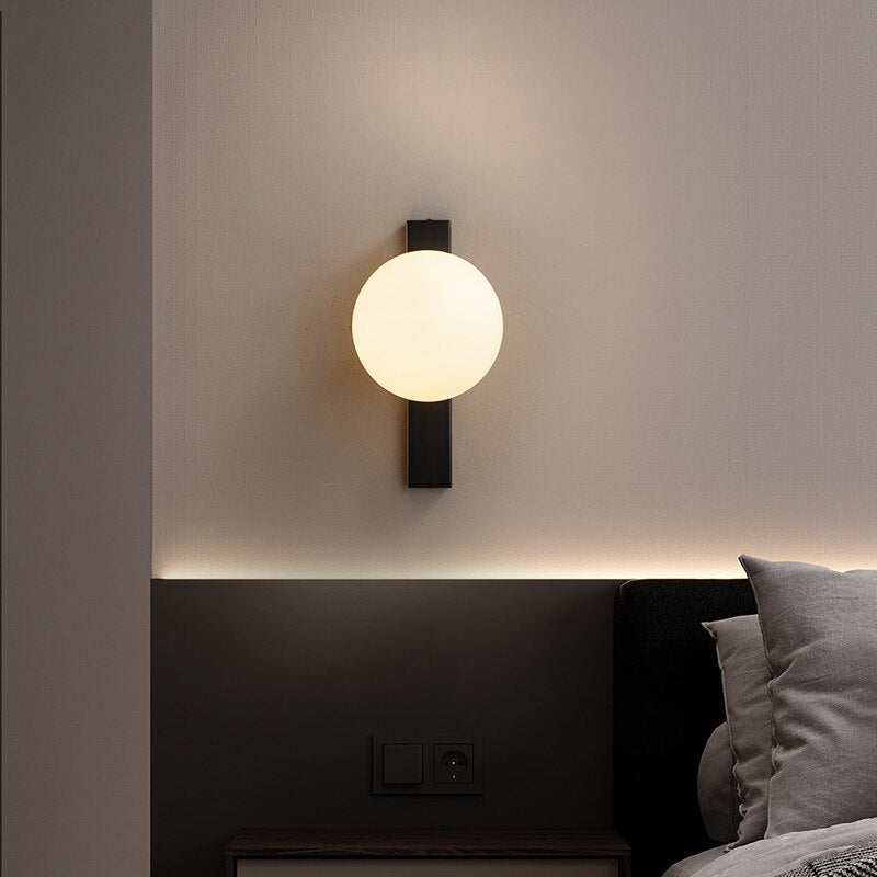 Warm Copper LED Wall Light for Modern Homes