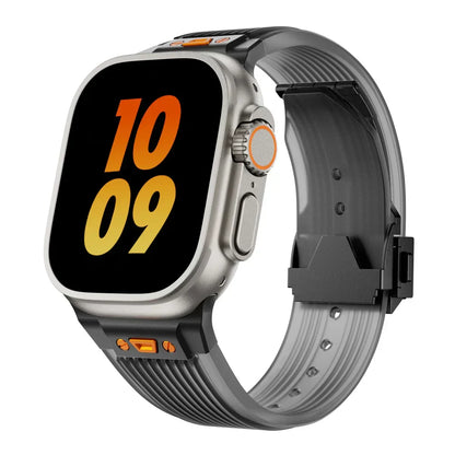 Soft Clear Apple Watch Silicone Strap Daily Wear
