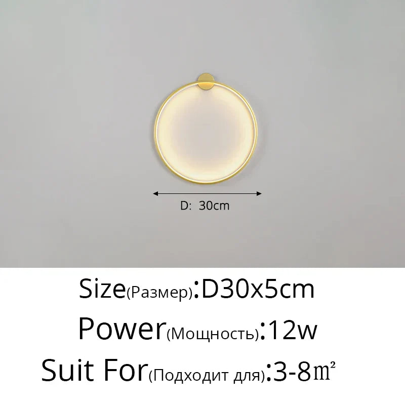 Dimmable LED Wall Lamp with Adjustable Brightness