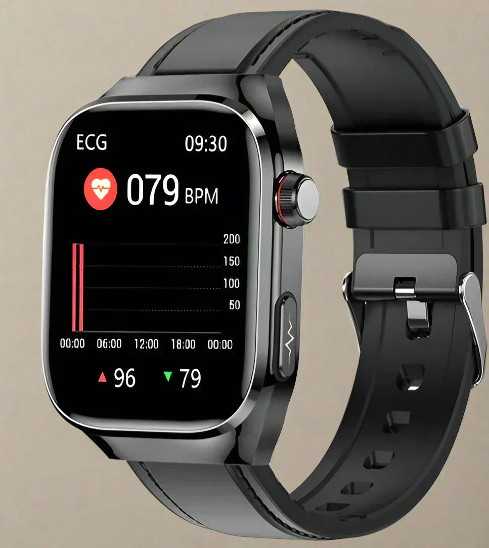 Smart Bluetooth Health Tracker Watch with ECG Monitor