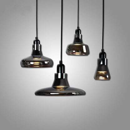 Sleek Glass Hanging Light Fixtures