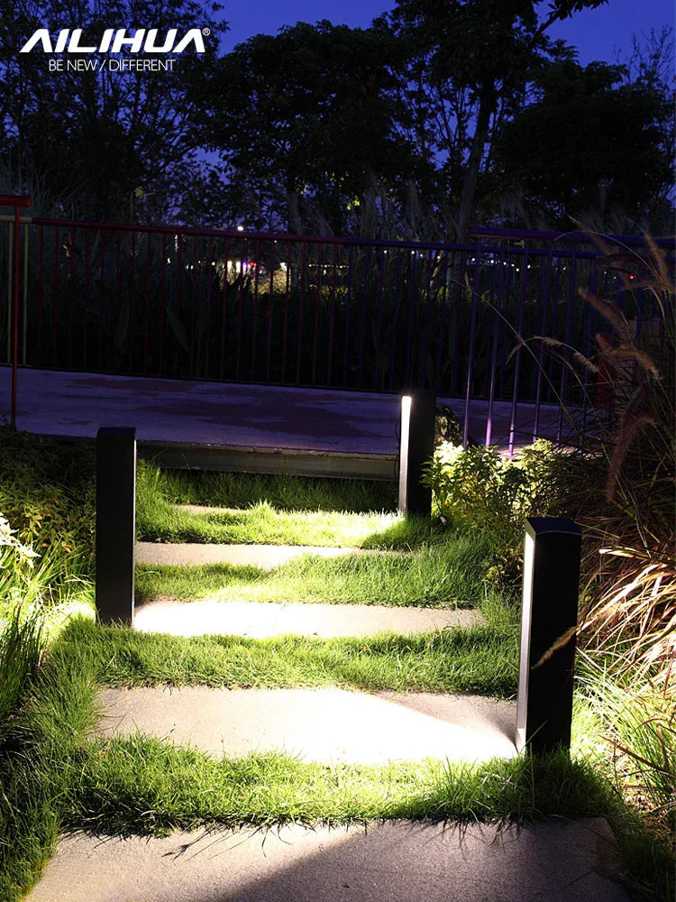 Bright Solar Powered Garden Lamp