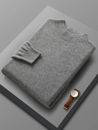 Warm Merino Wool Crew Neck Sweater
