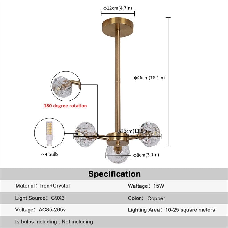 Luxury Glass Drop Pendant Lamp