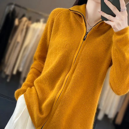 Soft Cashmere Open Cardigan | Relaxed Fit Knit