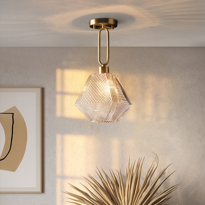 Clear Crystal Drop Pendant - Lusomart