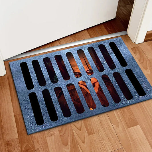Haunted House Welcome Mat - Lusomart