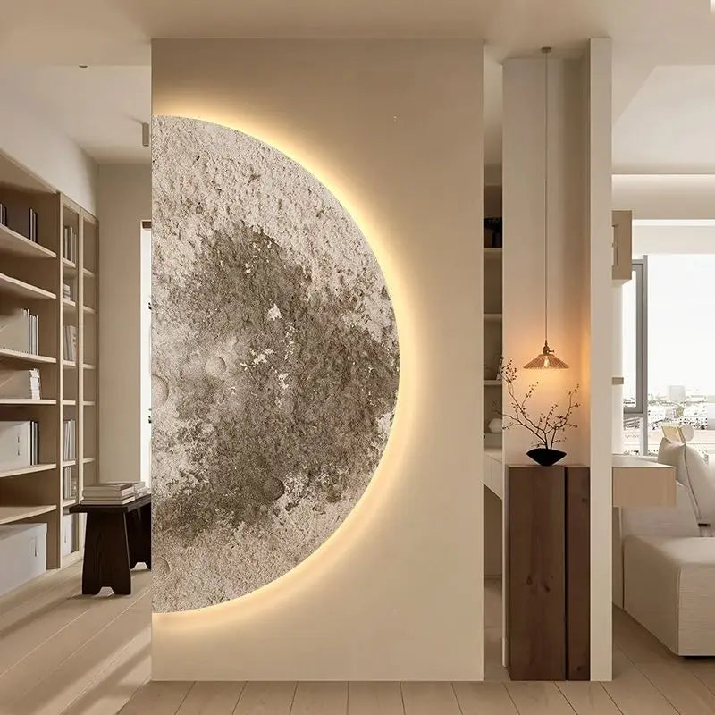 Contemporary Half Moon Outdoor Wall Light Sconce - Lusomart