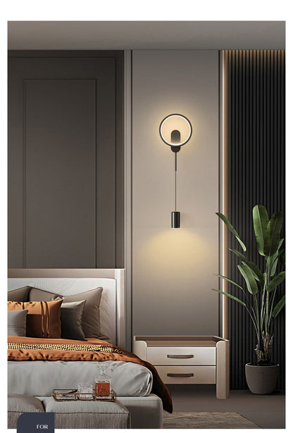 Contemporary Gold LED Wall Lamp 24W