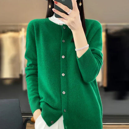 Soft Wool Open Front Cardigan For All Seasons