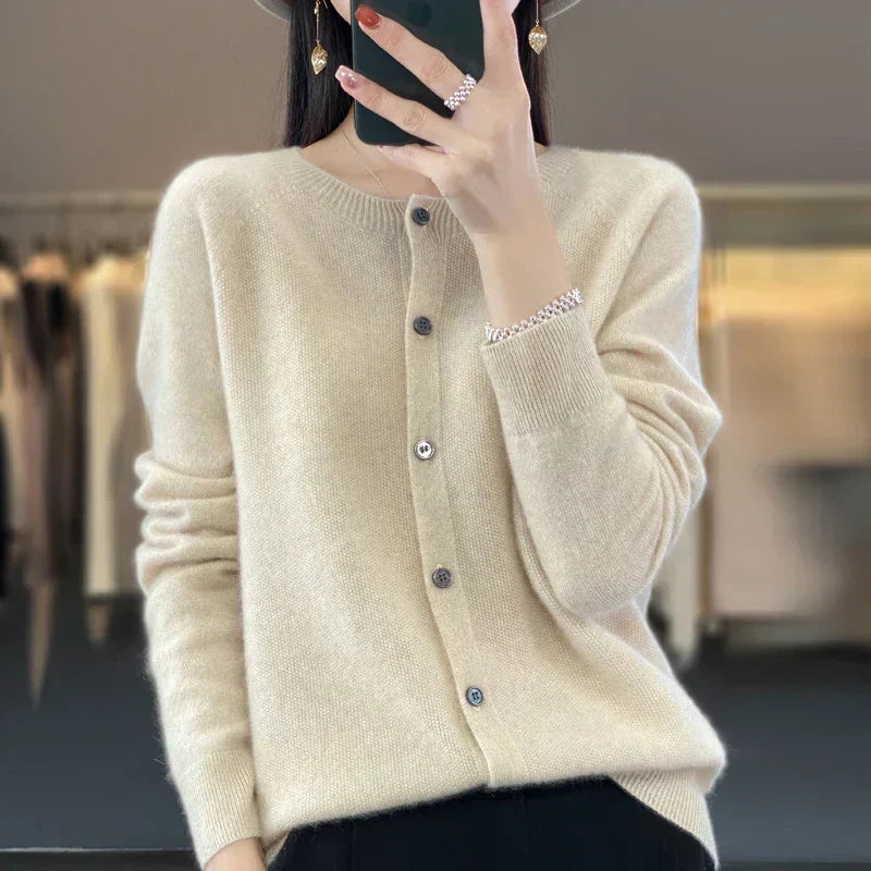 Soft Merino Wool Women's Crew Sweater
