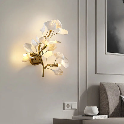 Beautiful Floral Wall Light Sconce