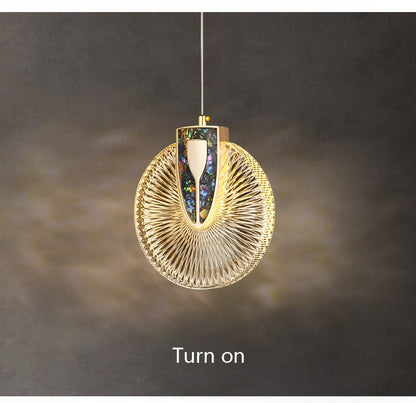 Luxury Crystal Glass Pendant Lighting Fixture