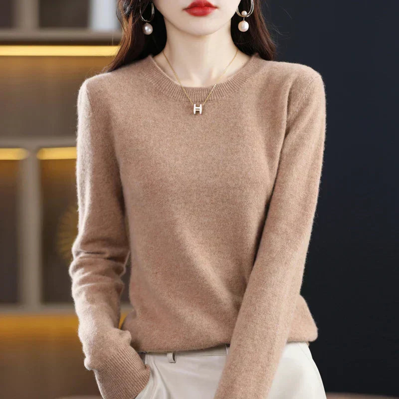 Warm Cozy Wool Cashmere Winter Sweater