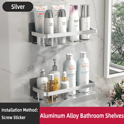 Wall Mounted Bathroom Storage Shelf