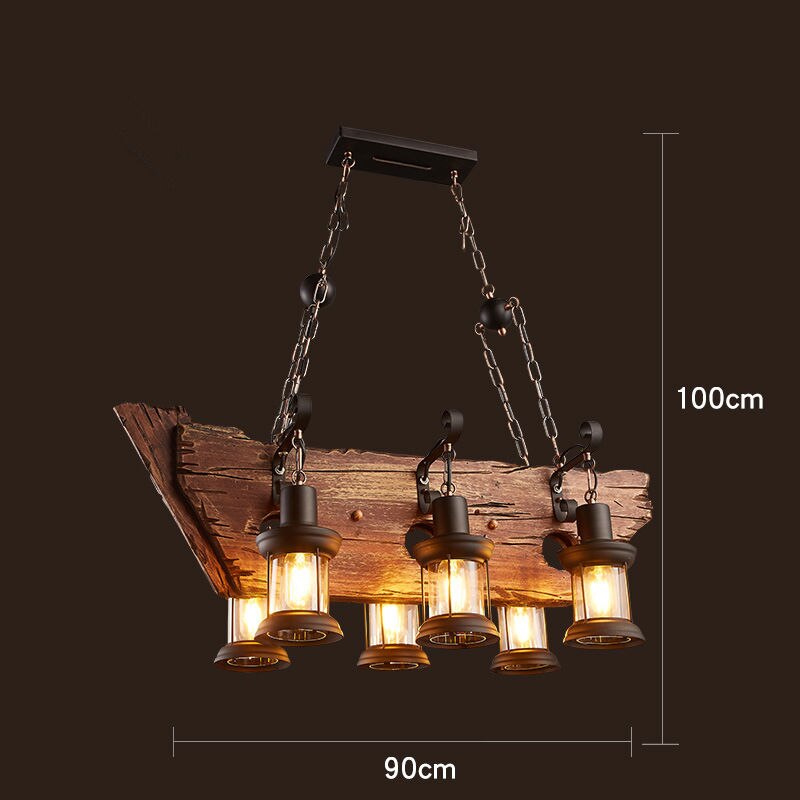 Rustic Metal LED Ceiling Pendant Light