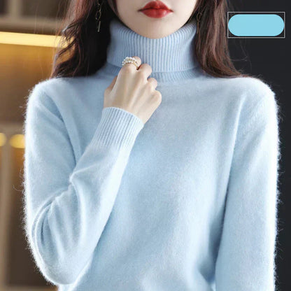 Luxurious Pure Cashmere Crew Neck Winter Sweater