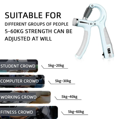 Compact Hand Grip Exerciser For Stronger Wrists