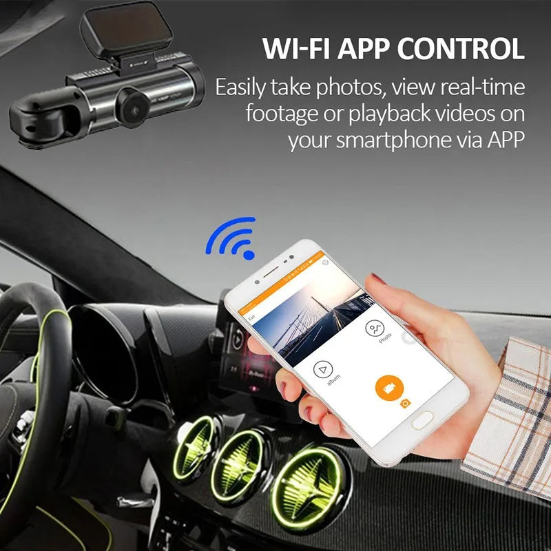 Dual Lens 1080P Car Dashboard Camera