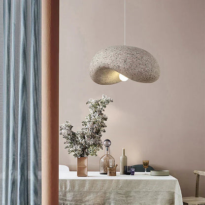 Rustic Wooden Drop Pendant Lamp