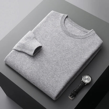 Premium Men's Merino Wool Crew Sweater
