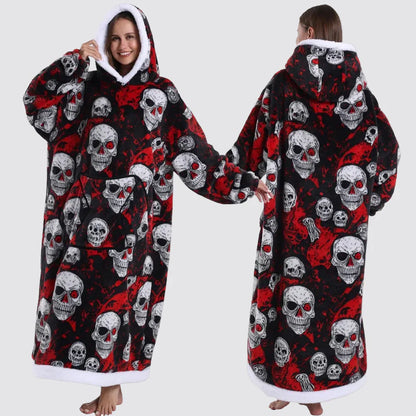 Fleece Oversized Hoodie Gezellige Stijlvolle Slaapzak Hoodie - Image 35