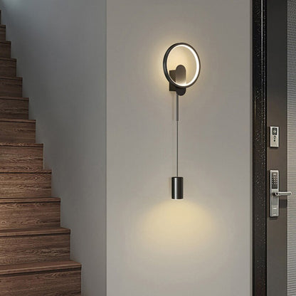Contemporary Gold LED Wall Lamp 24W