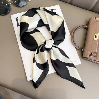 Soft Plaid Neck Scarf in 2 Versatile Colors
