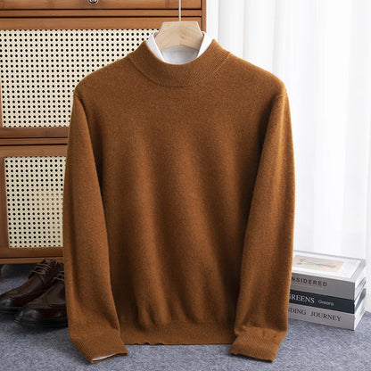Classic Crew Neck Warm Wool Sweater