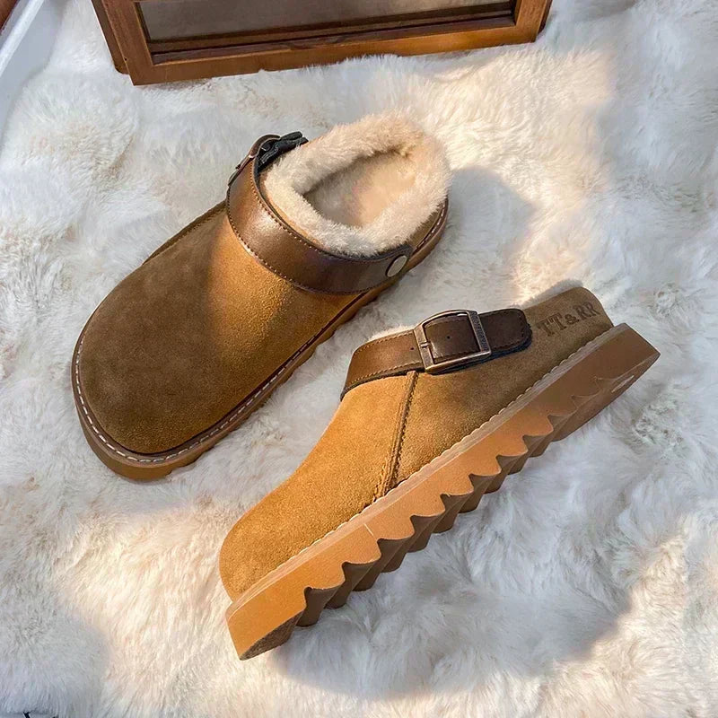 Soft Plush Women's Indoor Slipper Shoes for Home Comfort